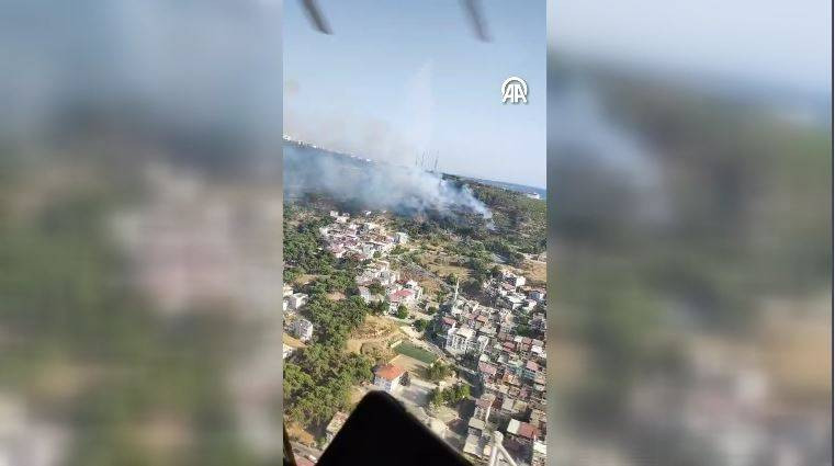 Bornova’da orman yangını - Resim: 11